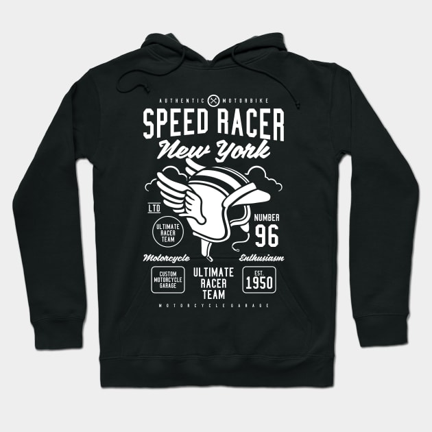 Classic Speed Racer Hoodie by Z1